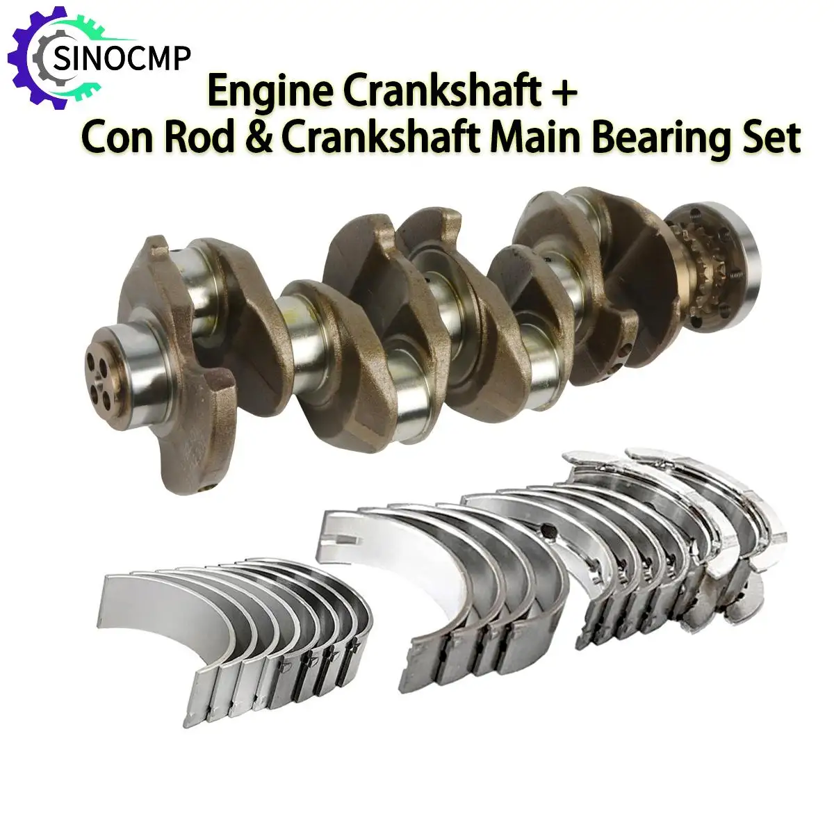 Engine Crankshaft & Main Bearing Set For BMW Mini Cooper 1/2/3 Series X1 X3 X5 N47 N47N B47 N47S1 2.0 11711WA 01080 11218515071