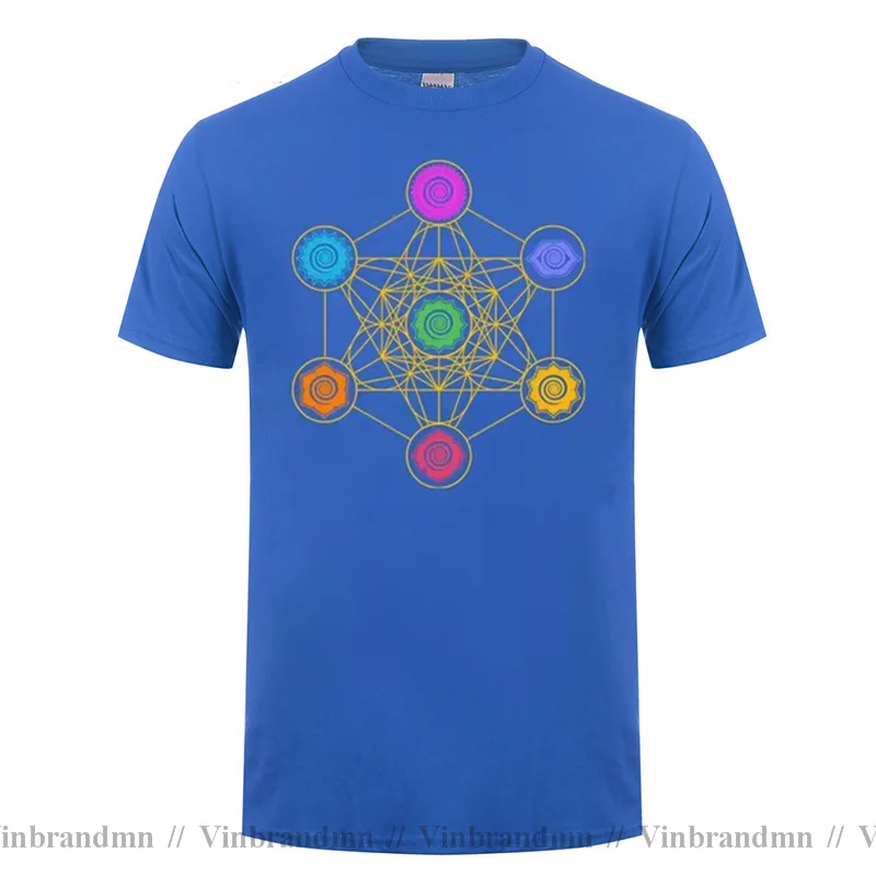 2022 Brand T-shirt Men Mandala T Shirts Flower Of Life Sacred Geometry Tops Tees Cotton Graphic Tshirt Star Cluster Chic Clothes