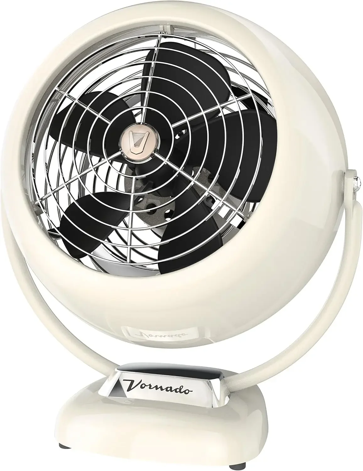

Vintage Metal Air Circulator Fan Cooling Decor Three Speed Settings Adjustable Tilt Powerful Airflow Durable Build Manual Dial C