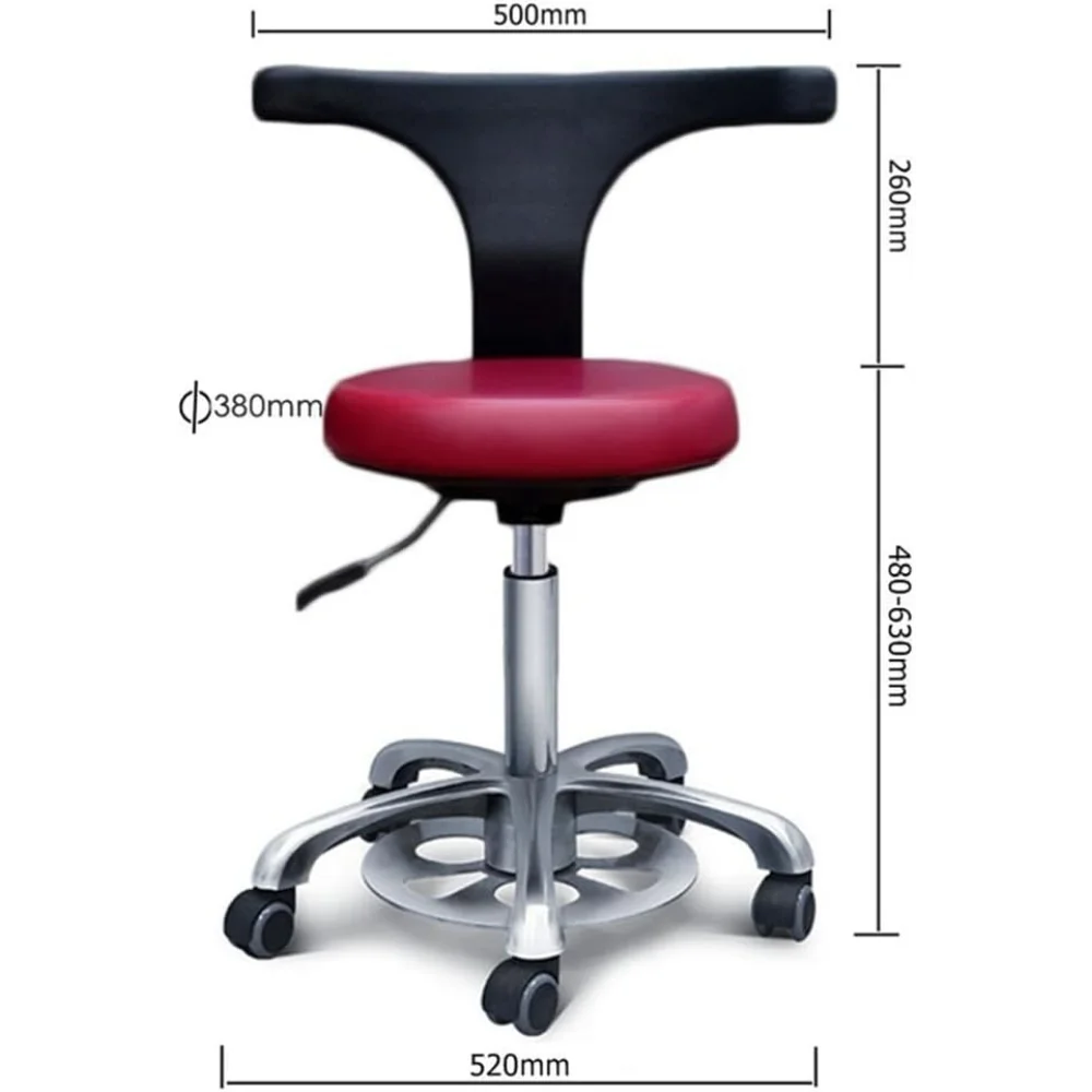 

Dental Nurse Chair, Multi Purpose Office Desk Chair, Ergonomic Desk Chair, Height Adjustable Drafting Chair