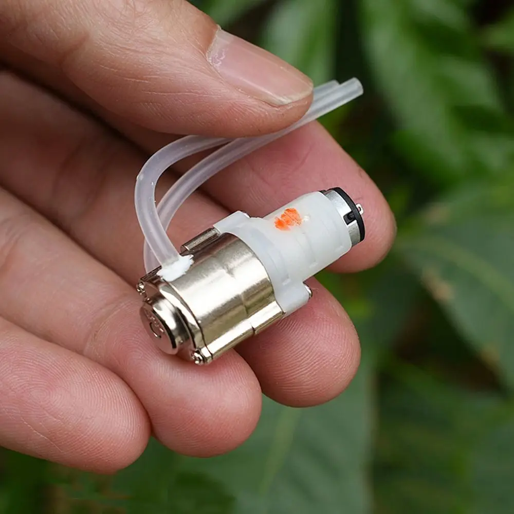 1Pcs DC3V 3.7V Micro Peristaltic Pump 10mm Planetary Gear Small Flow Metering Pump Metal Pump Body Precision Flow Control