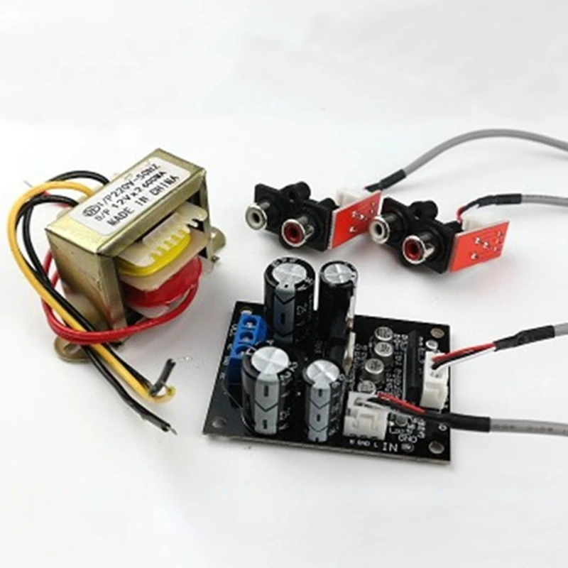 

Vinyl Record Player Preamplifier Board MM MC Phono Amplifier Gramophone Head Magnification Preamp Dual AC 12-16V