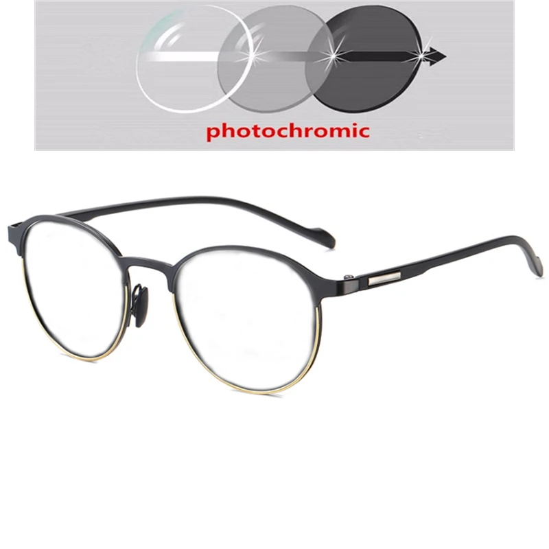 0 -0.5 -0.75 Tot -6 Anti-Glare Steampunk Bijziend Zonnebril Met Dioptrie UV400 Miopia Zonnebril op sterkte Voor Mannen Vrouwen - afbeelding 1