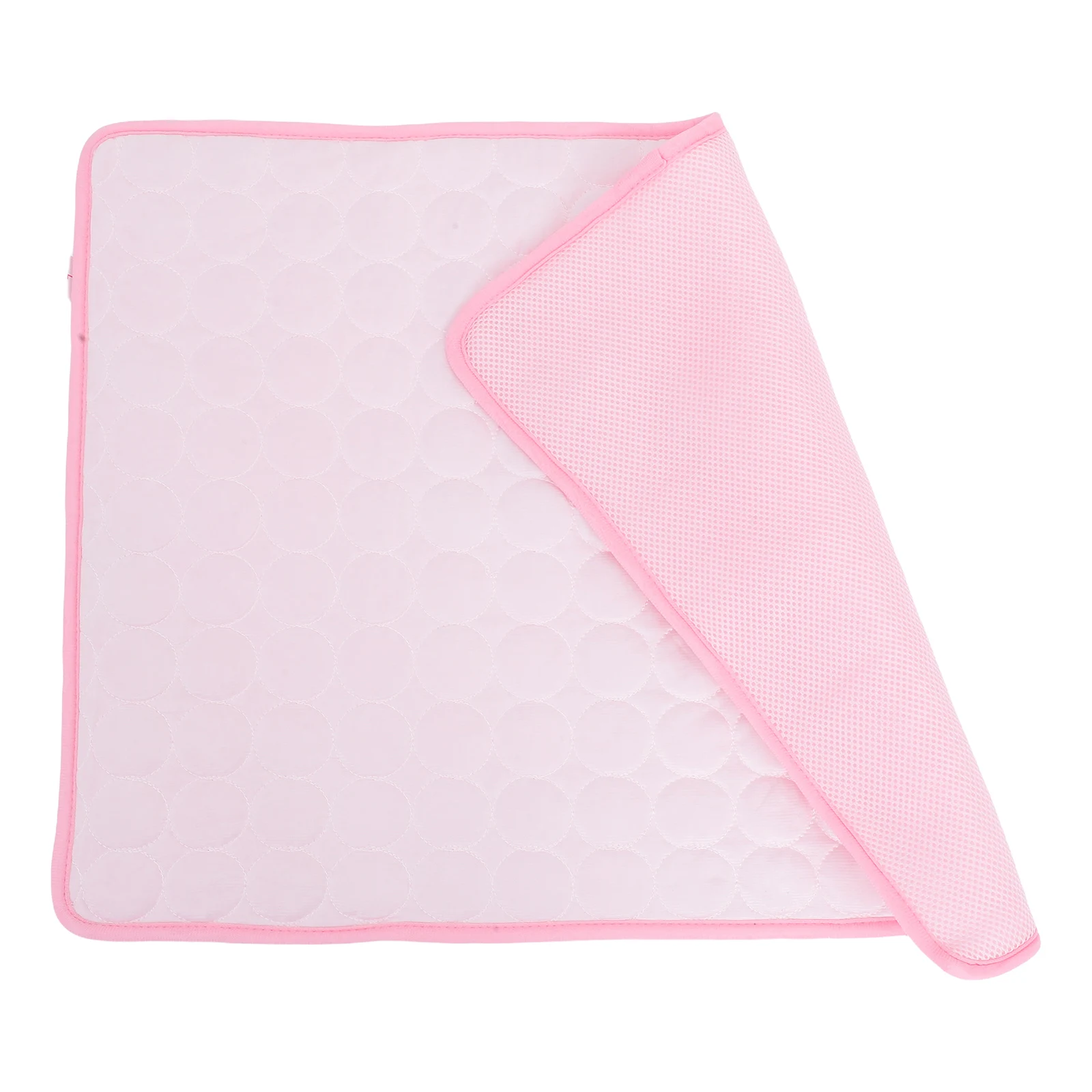 

Portable Summer Mat Travel Pink Cooler Dog Bed Pad Cools and Pet Cooling for Dogs