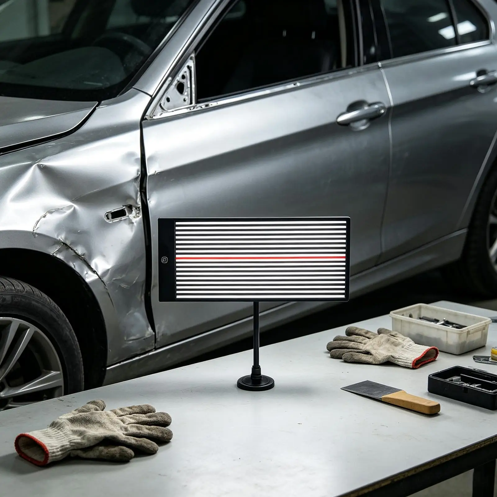 Dent Reflector Light Board Professional Lightweight USB Powered Car Dent Repair Reflection Light Board For Vehicles Trailer RV
