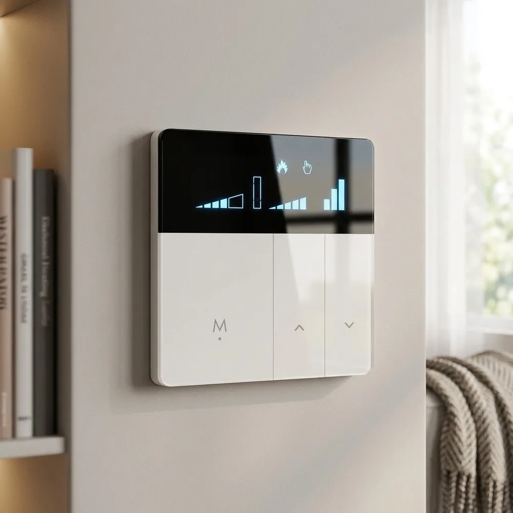 Digital Underfloor Heating Thermostat 3A 16A Touch Temperature Controller 5-95℃ Wall Thermostat For Water Electric
