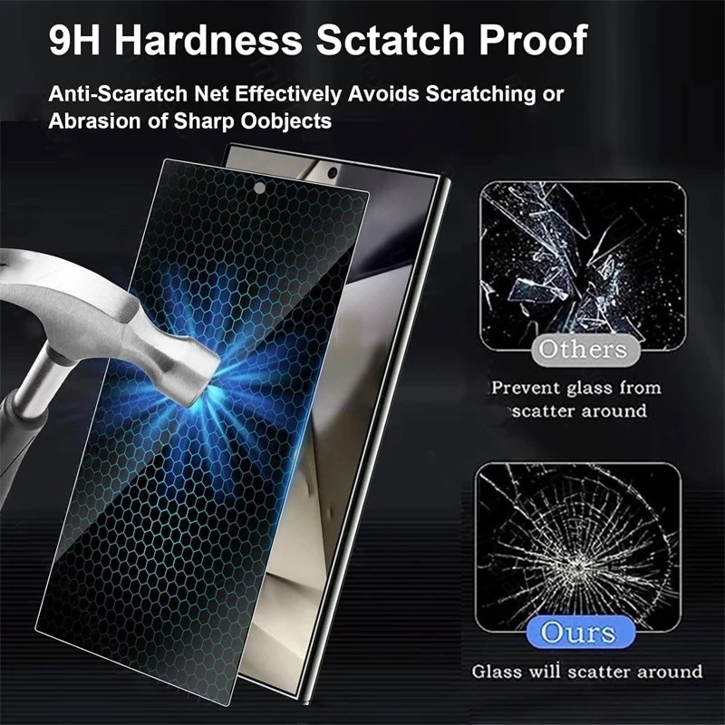 3 Piezas Vidrio Templado de Privacidad para Samsung Galaxy S25 S24 Ultra S26 Protector de Pantalla Antiespías para Samsung S25 Plus S25 Ultra Glass 5