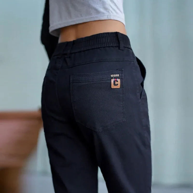 2024 nuevo diseño de primavera moda coreana pantalones casuales para hombres pantalones de trabajo de negocios ajustados elásticos regulares