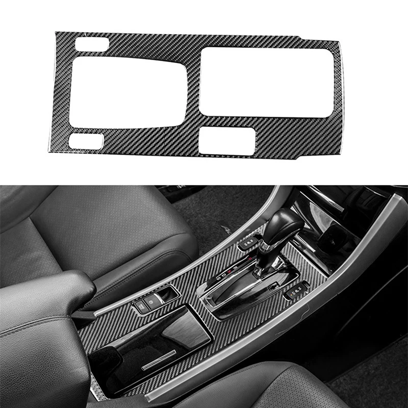 

LHD Car Console Gear Shift Panel Cover Frame Trim Sticker Moulding For Honda Accord 2013-2017 Auto Interior Parts