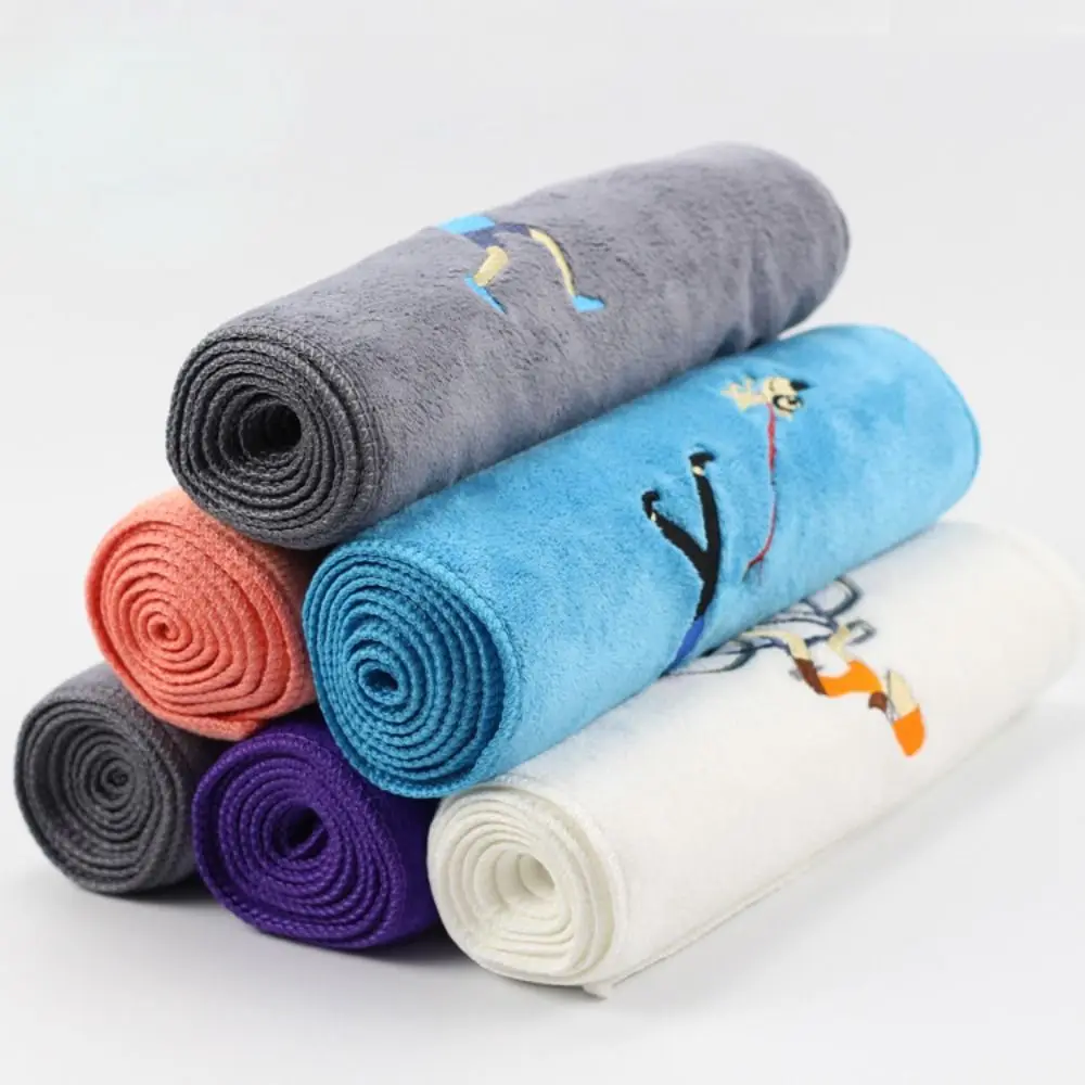 

High Quality Quick Drying Cotton Towel Breathable Solid Color Yoga Towel Absorbs Sweat Portable Sports Towel Outdoor Camping