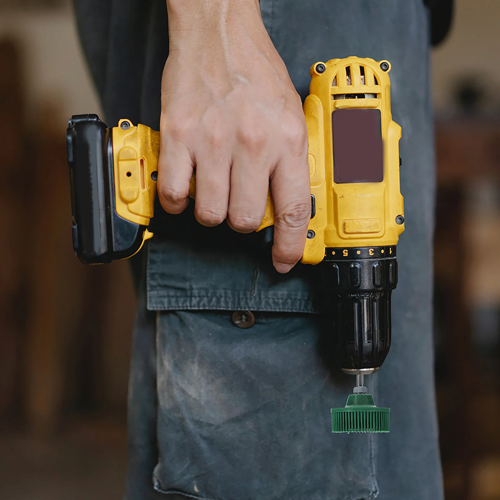 แปรงขัด 6 ชิ้นวัสดุพรีเมี่ยมแผ่นขน Shine คละสีล้อขัดสแตนเลสสําหรับกําจัดสนิม