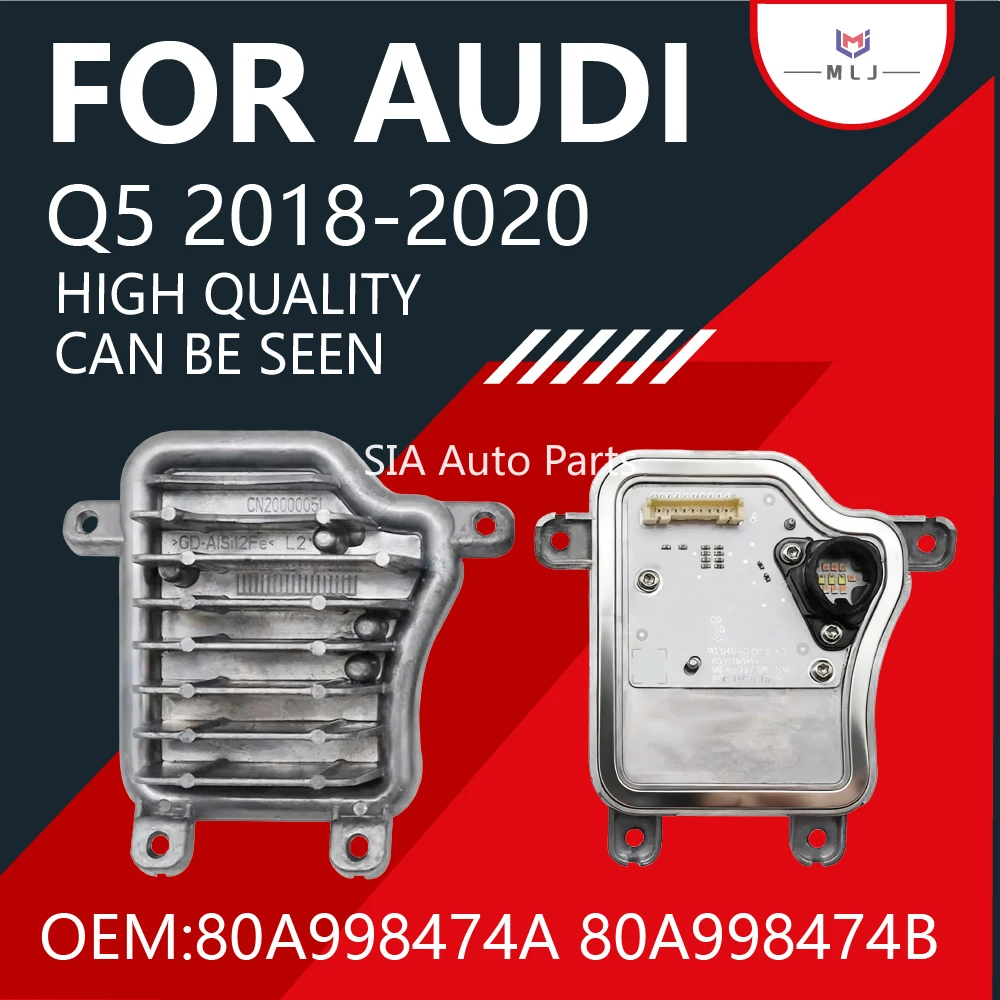 

New OEM 80A998473A 80A998474A For AUDI Q5 Car Accessories 6002TX0414 6002TX0413 10 Bulds DRL Unit LED Light Source Angel Eyes