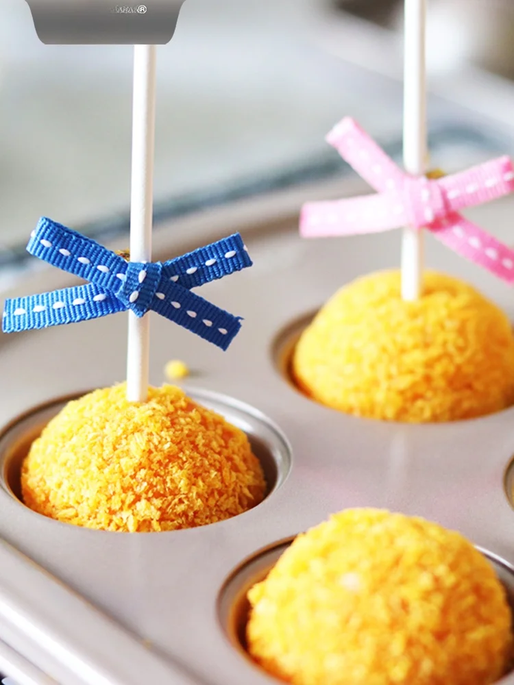 Chefmade Baking  Lolli round DIY  Pa Cake with Paper Sti Baking Tools Carbon Steel Mold for Kitchen Cooking