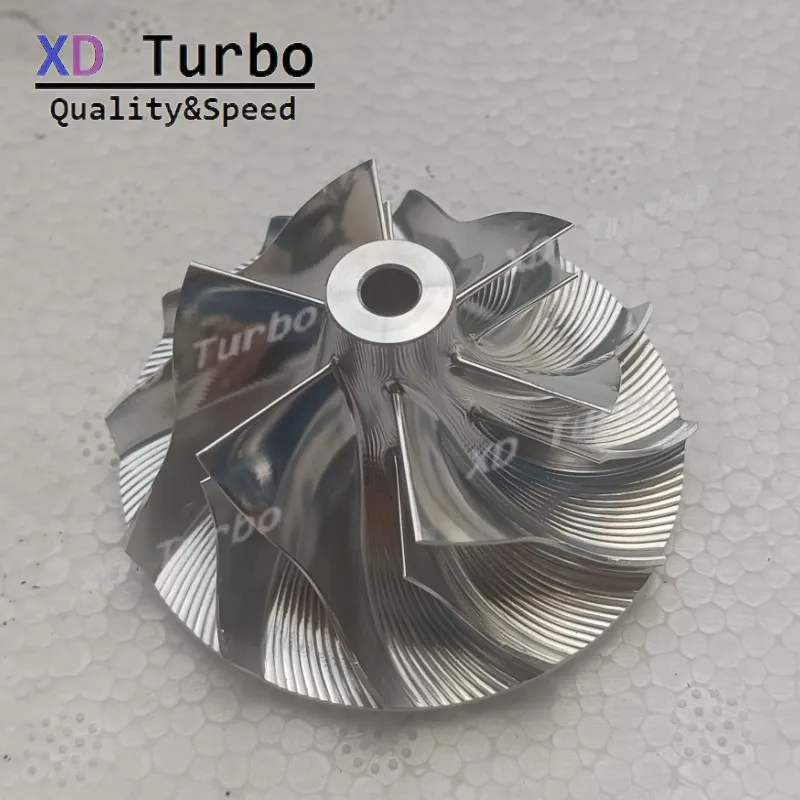 MFS Billet Turbo compressor Milling Wheel Upgrade 37.8/51mm 6/6 baldes 53049880102 For VW Multivan 2.0TDI 163/180 HP 120/132 Kw