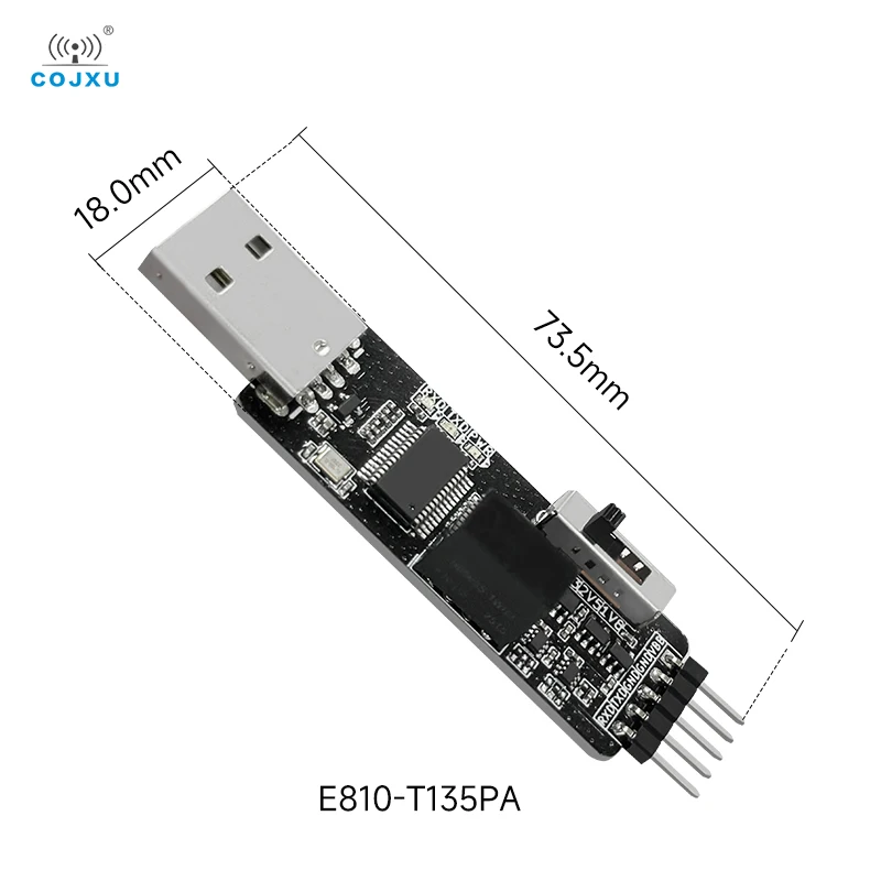 

FT232RL FT232HL CH340G USB to TTL Module DIP Type-C/Type-A COJXU E810-T1 Series 1.8V/2.5V/3.3V/5V Optional Isolation