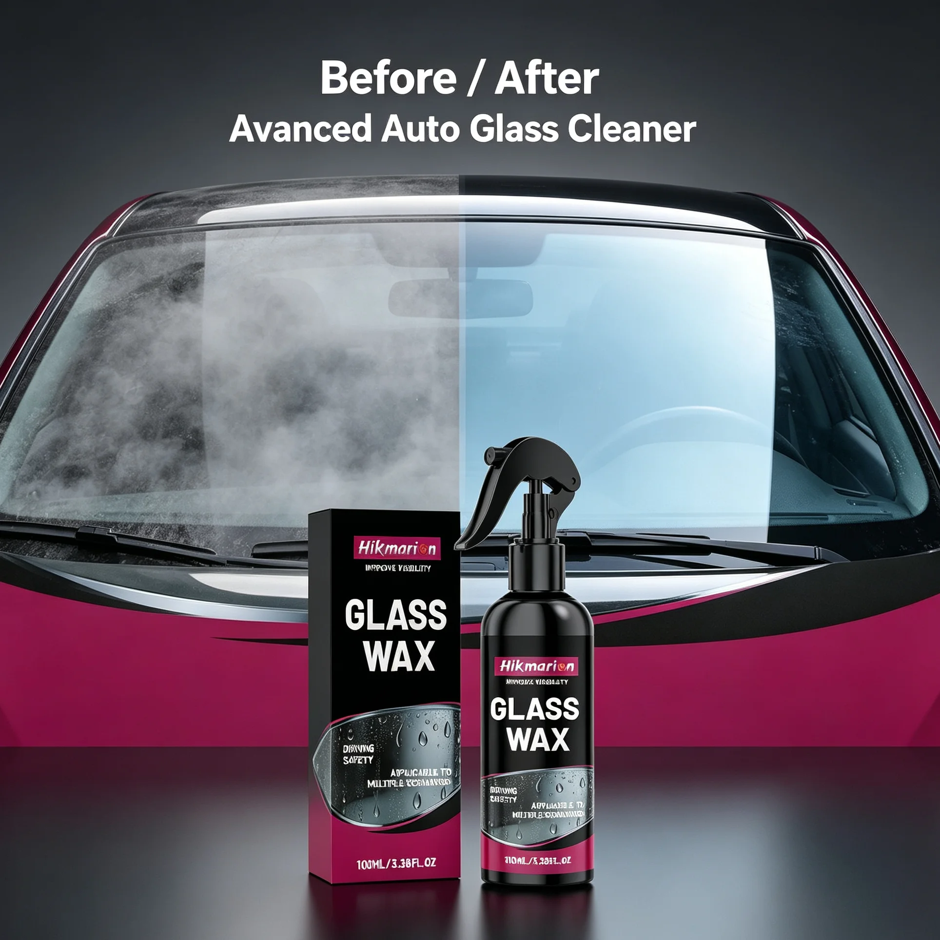 Anti Fog Spray for Car Windshield Long Lasting Nano Defogger Clear Vision Auto Glass Rearview Mirror Anti Rain Coating Agent