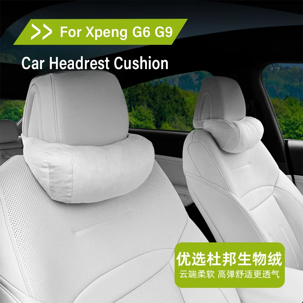 

Для Xiaopeng G6 Xpeng G6 G9 2023 2024 автомобильная подушка для головы оригинальная автомобильная цветная подушка для шеи поясная подушка для интерьера автомобильные принадлежности