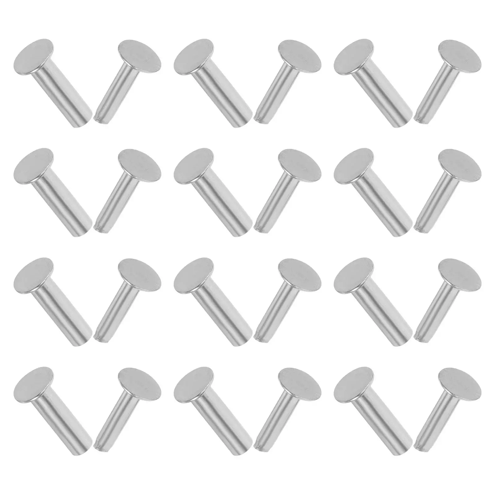14Pairs Knife Handle Fasteners Stainless Steel Cutlery Rivets Wood Grip Repair Chef Kitchen Tool Replacement Utensil Rivets