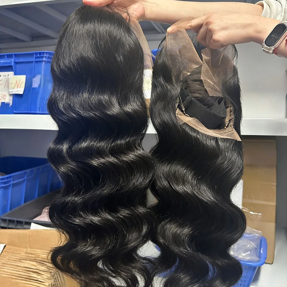 

100% Human Hair 13x6 Body Wave Lace Frontal Wig HD 30 40 Inch 13x4 Lace Front Wigs Water Loose Waves Black Brazilian Pre Plucked