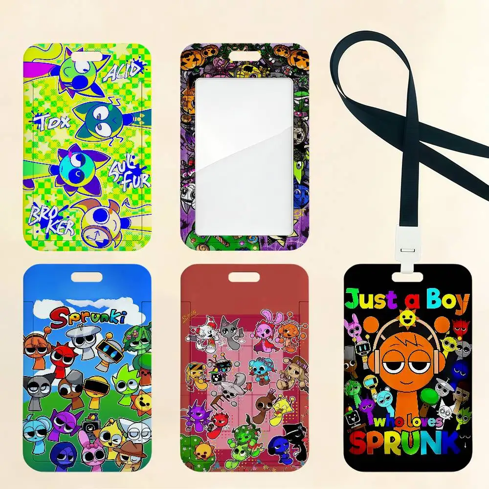 

Мультяшный держатель для карт S-SprunkiS: для банковских карт, студенческих удостоверений, проездных, рабочих пропусков и бейджей