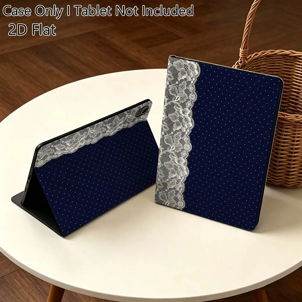 

Girl Back Polka Dot Lace Gift For Huawei MediaPad T5 T10s M6 M5Lite SE Honor Tab 5 6 7 V7 V8 X8a X9a Pro Soft Tablet Case
