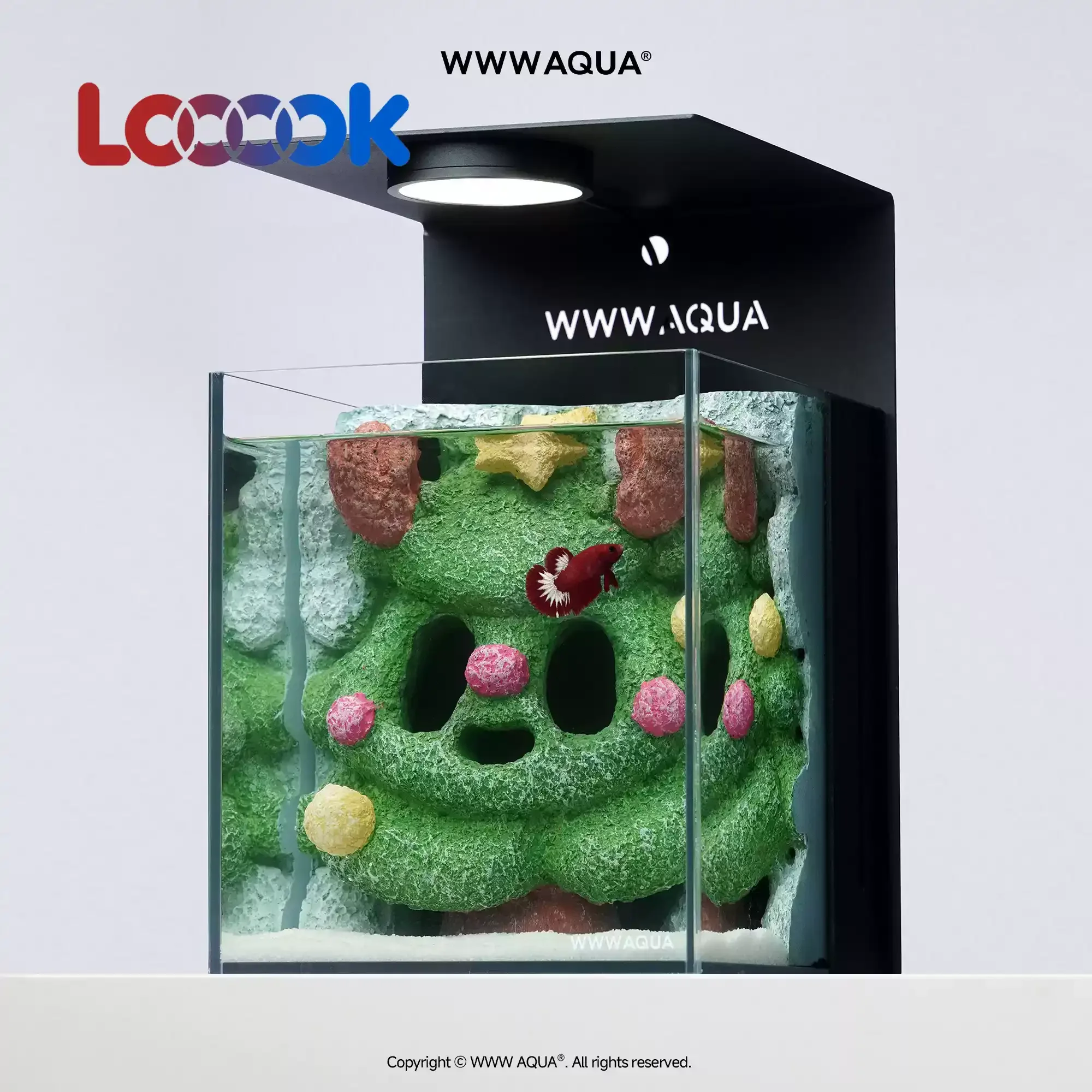 Universe Grocery Store Ghost Horse Series Wind Christmas Senling Limited Christmas Tree Tabletop Landscape Douyu Glass Fish Tank