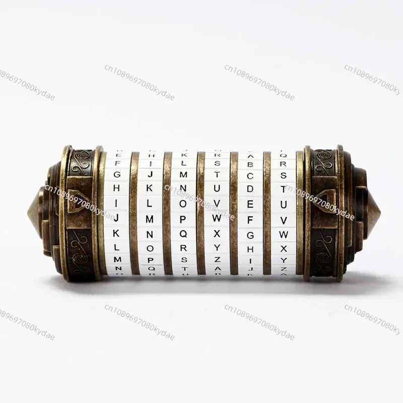 Candado de metal Cryptex con código Da Vinci, juguete para regalos de boda, regalo de San Valentín, accesorios para escape room, entrega rápida