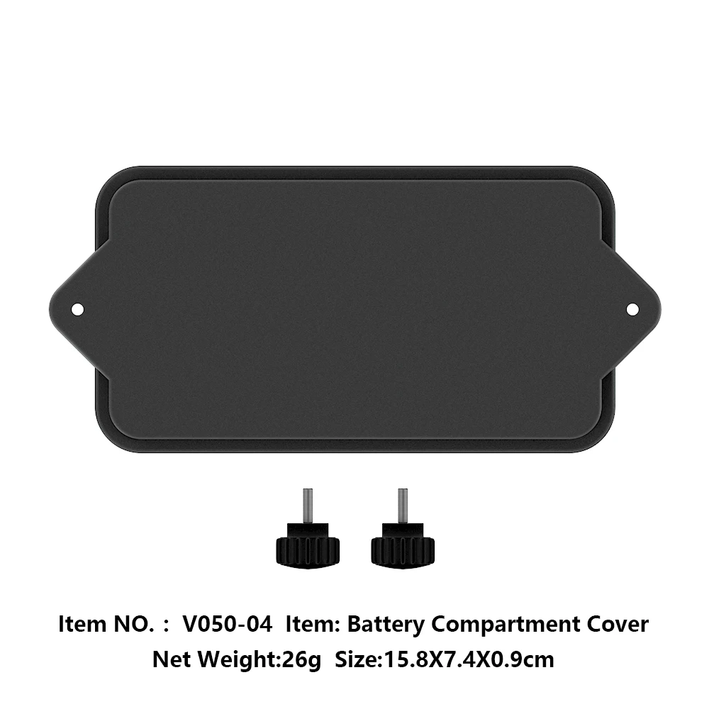 Flytec Official Original Spare Parts V050-04 Waterproof Battery Compartment Cover With Screws