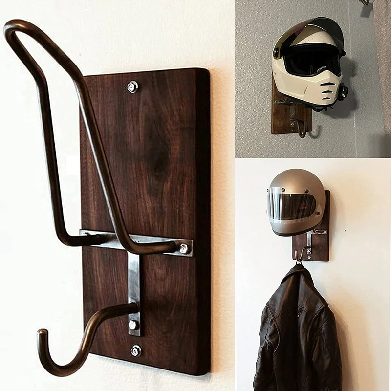 Motorcycle Helmet Racks And Jacket Hooks, Storage Racks For Coats, Hats, Hats And Helmet Holders