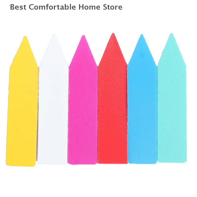 100pcs Color Waterproof Plant Markers Plastic Plant Hanging Tags Gardening Plant Marker Label Tools Garden Pot & Planters Supply