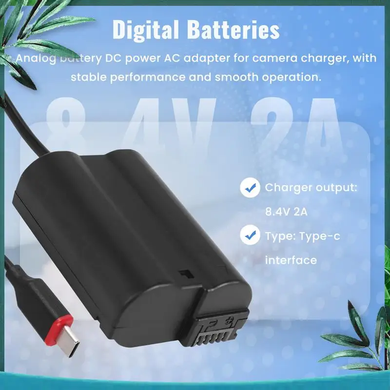 (جديد) EN-EL15 الدمية بطارية تيار مستمر محول التيار المتردد الطاقة لنيكون D7000 D7100 D7200 D750 D800E D810A Z5 Z6 Z7 II شاحن الكاميرا