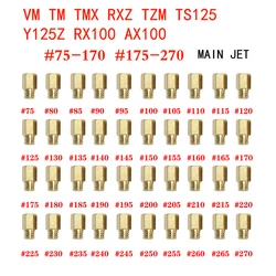 40 uds/20 piezas Uds. Carburador de chorro principal de ralentí de tipo hexagonal para MIKUNI VM TM TMX AX100 DT125 Y110 carburador de motocicleta