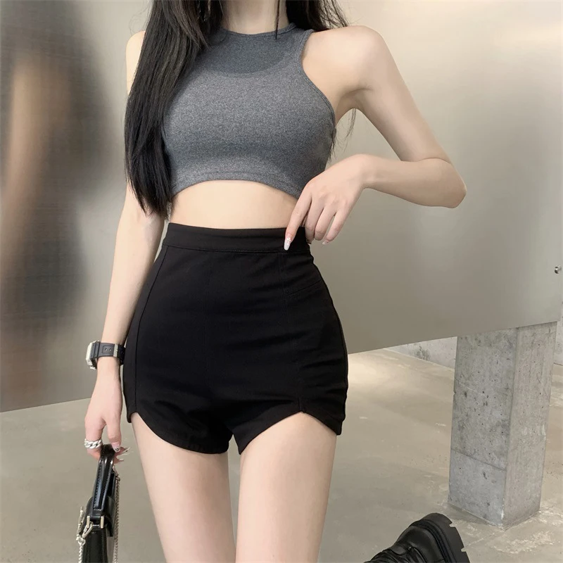 

Summer High Waist Tight Hotties Sexy Black Denim Shorts Slim Skinny Shorts For Women Y2k Versatile Pants