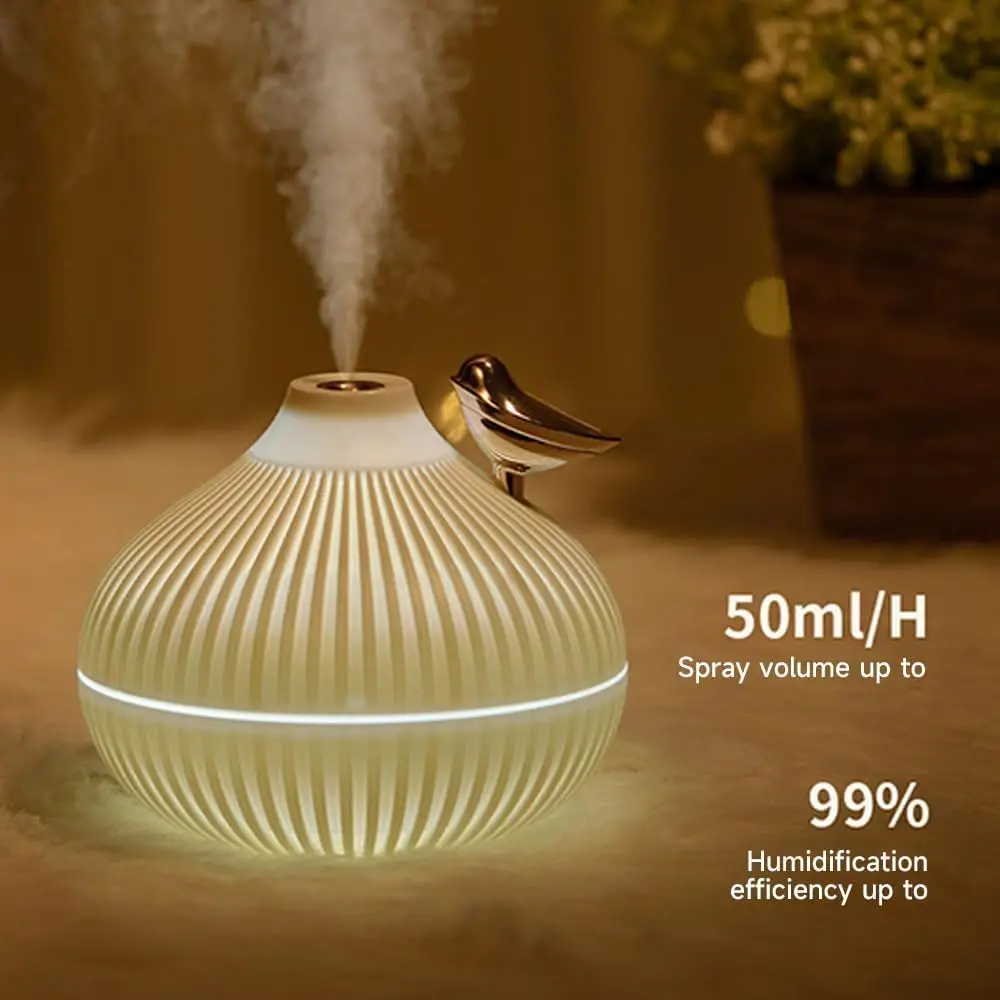 300ML Onion Air Humidifiers Essential Oil Diffuser Aromatherapy Ultrasonic Aroma Humidifier with Night Light