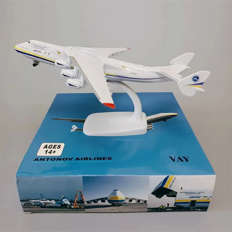 

20CM Diecast Metal Alloy Antonov An-225 Airplane Model 1/400 Scale Replica Model Plane Airplanes Decoration Home For Collection