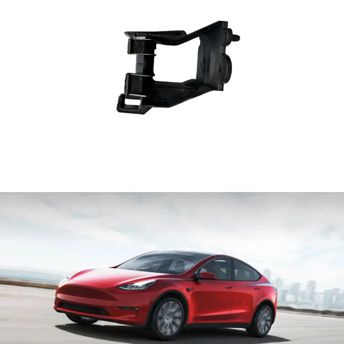 

For Tesla 2021-2024 Model Y Front Bumper Radar Controller ACC Bracket Base 1500123-00-B