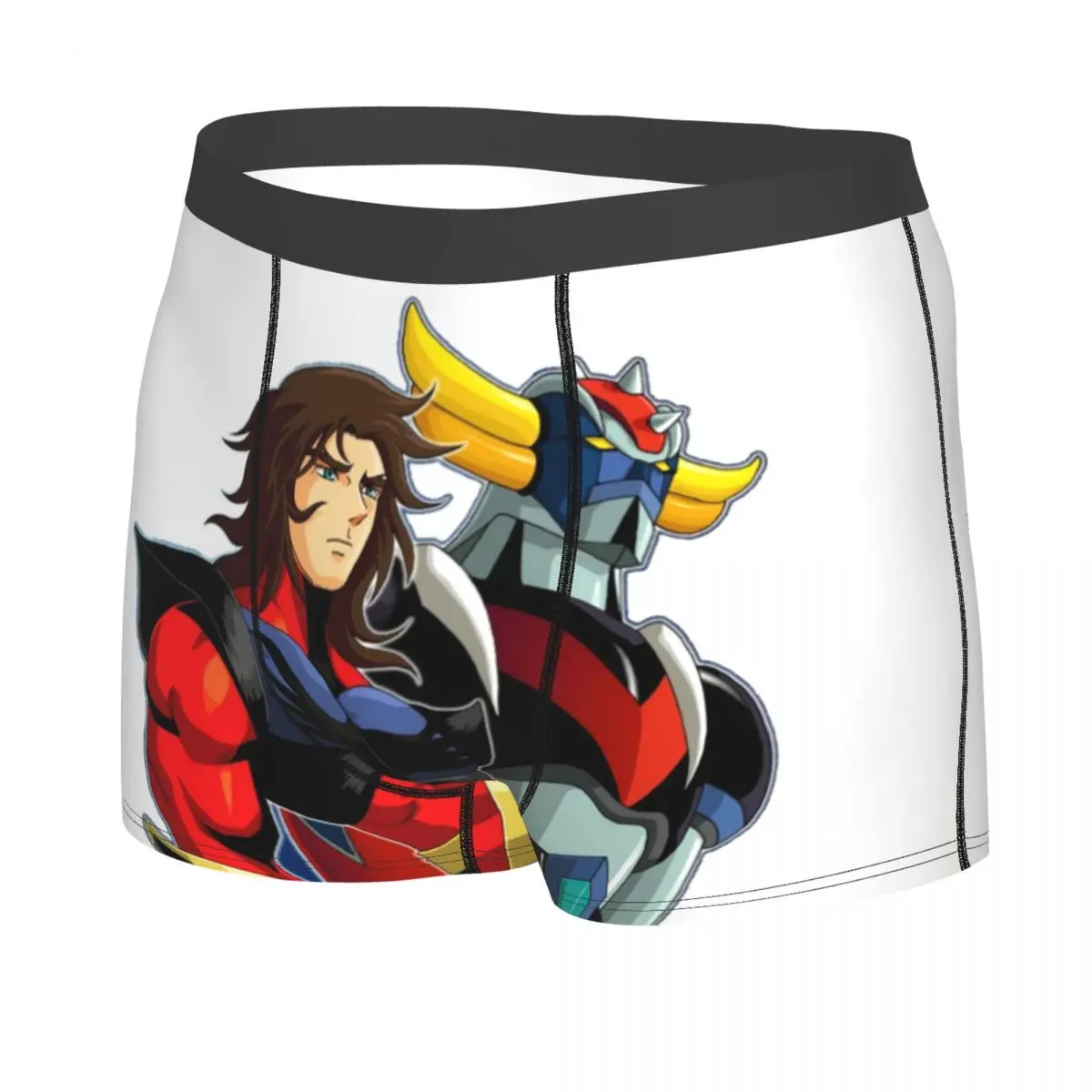 مخصص Grendizer المعادن الملاكمين السراويل الرجال Ufo روبوت Goldorak اليابان أنيمي مانغا مازنجر Z ملخصات الملابس الداخلية الجدة السروال