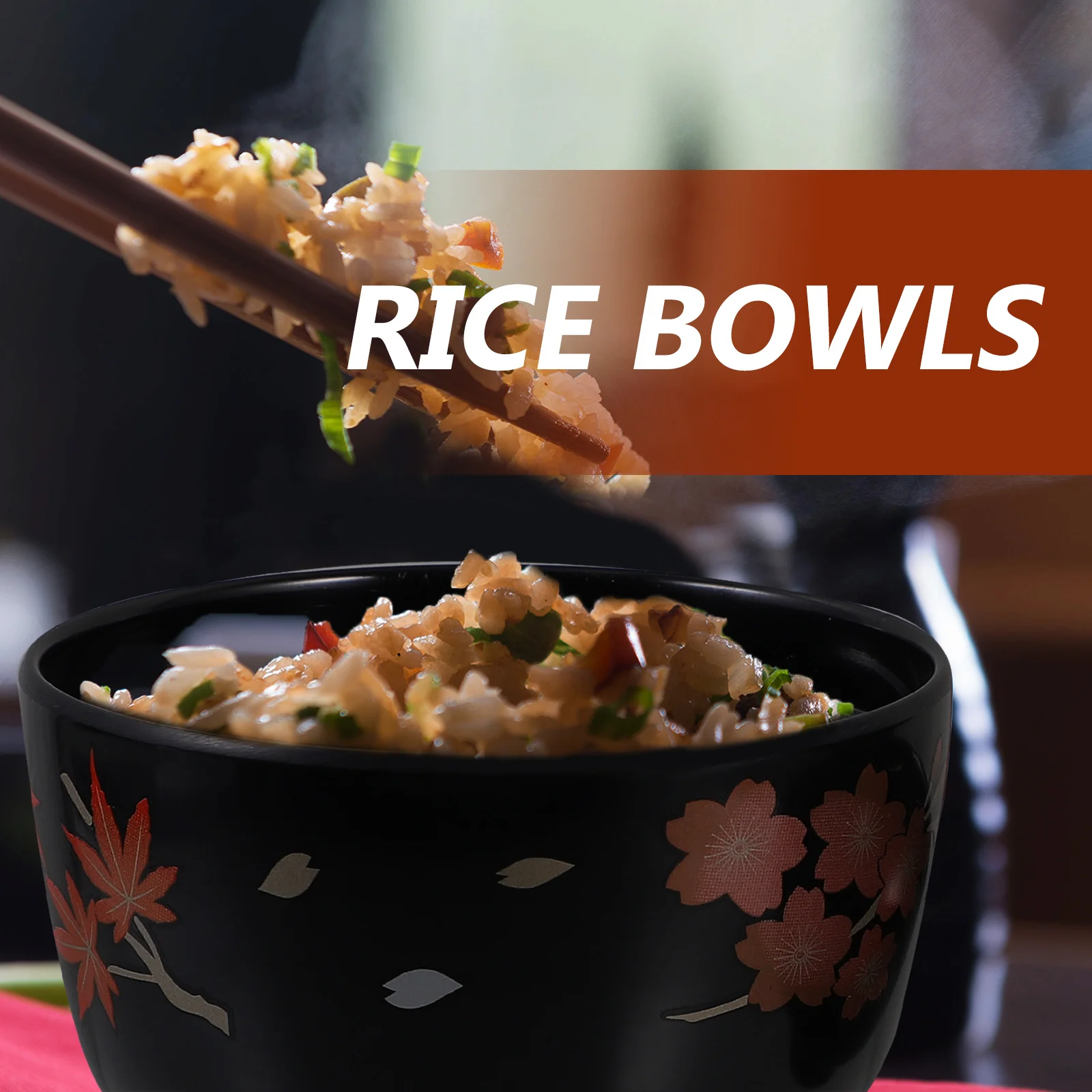 

Japanese Restaurant Bowl 600Ml Melamine Lidded Soup Rice Bowl Heat Resistant For Sushi Ramen Asian Cuisine Kitchen