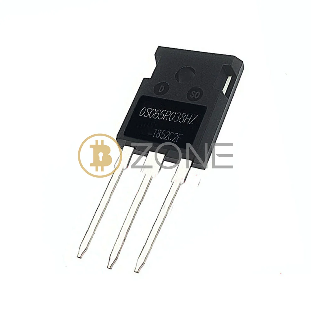 New Original MOSFET Transistor OSG65R038HZ N-channel Power Suitbale For Antminer WhatsMiner Switching Power Supply Repair