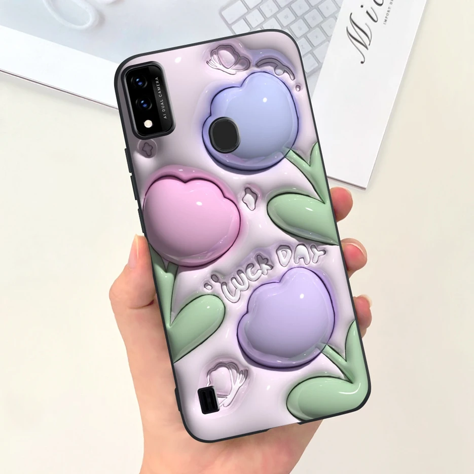 For ZTE Blade A71 Case A7030 Cute Cartoon Painted Cover Soft Silicone Phone Case For ZTE Blade A51 A 71 BladeA51 BladeA71 Fundas