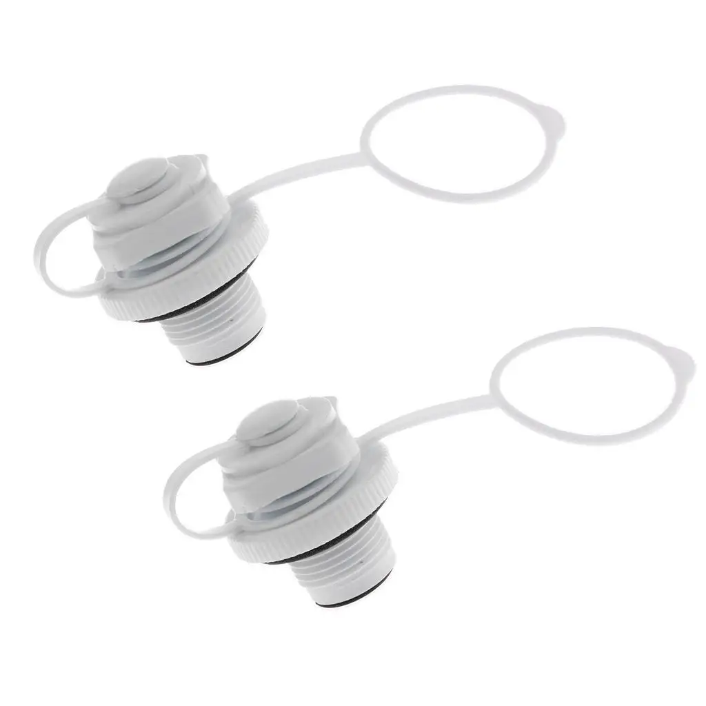 Air Valve Inflatable Plastic Screw Cap Leak Proof Replacement for Inflatable Boat Rowing Kayak Raft