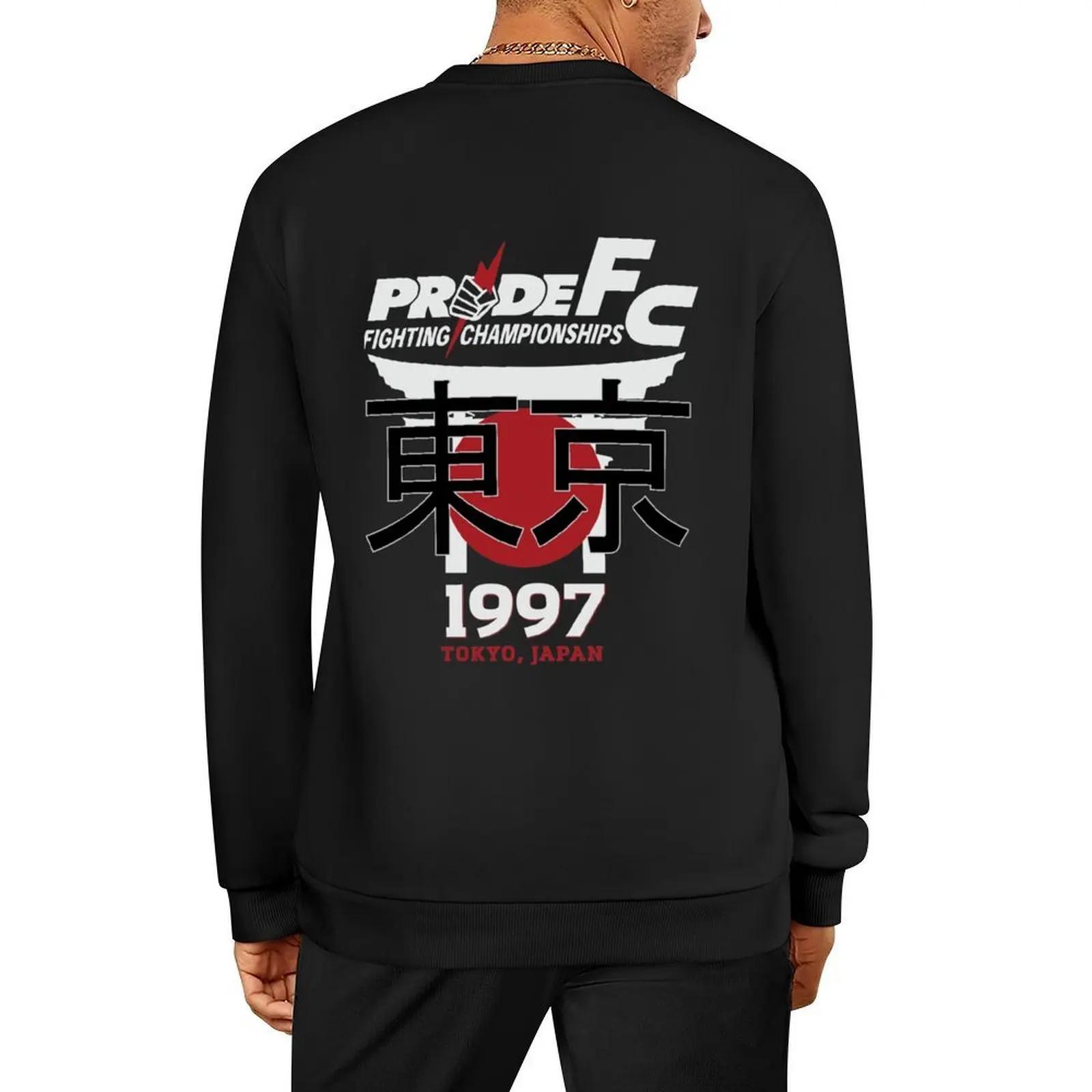 

Pride FC Vintage 1997 Tokyo Japan Classic Pullover men clothing men wear clothes for men graphic t shirts new sweatshirts