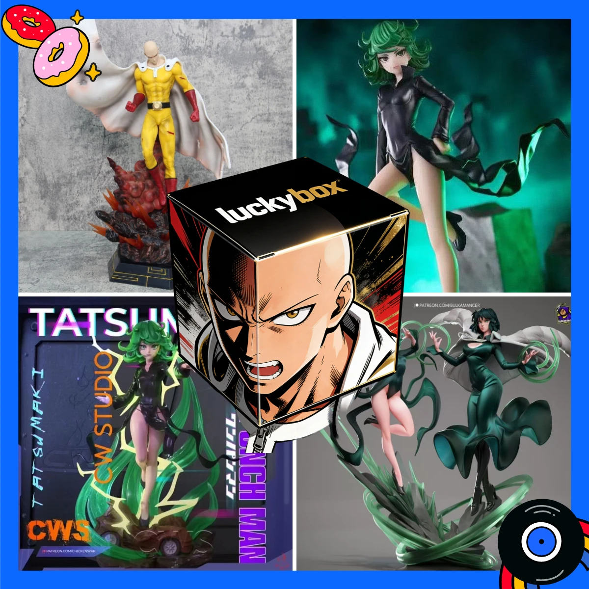 

One Punch Man Character Figure Blind Box – Mystery Collectible Gift Featuring Saitama and Popular Hero Characters