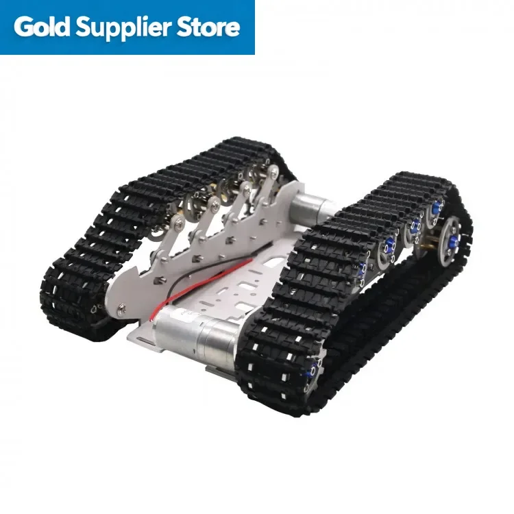 DIY Electric Crawler Aluminum RC Robot Metal Tank Car Chassis Kit