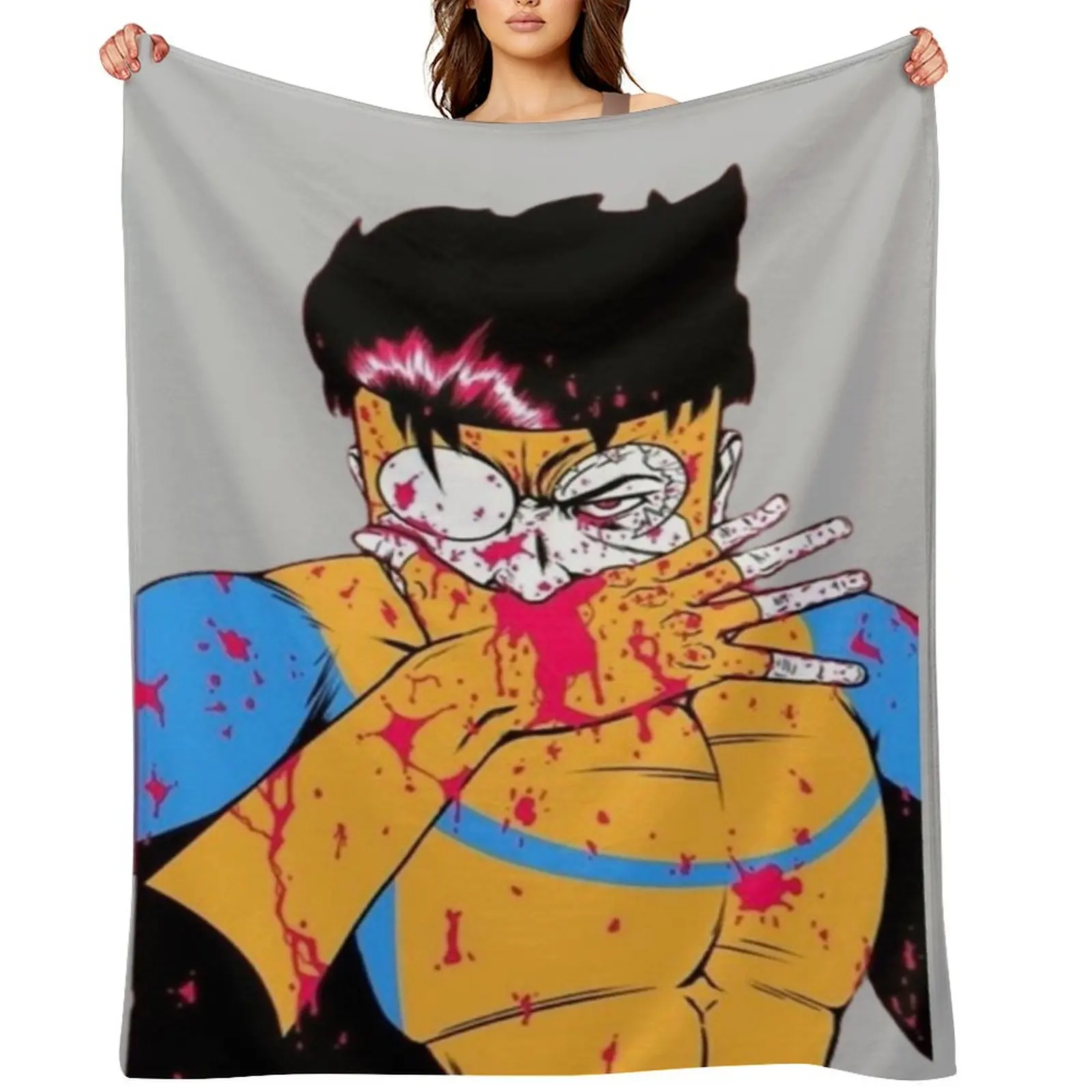 

Invincible Throw Blanket Nap Summer Bed Fashionable Sleeping Bag Blankets