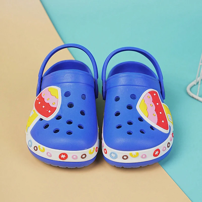 Leisure and Comfortable Summer New Shark Mushroom Home Outdoor Hole Shoes for Boys and Girls