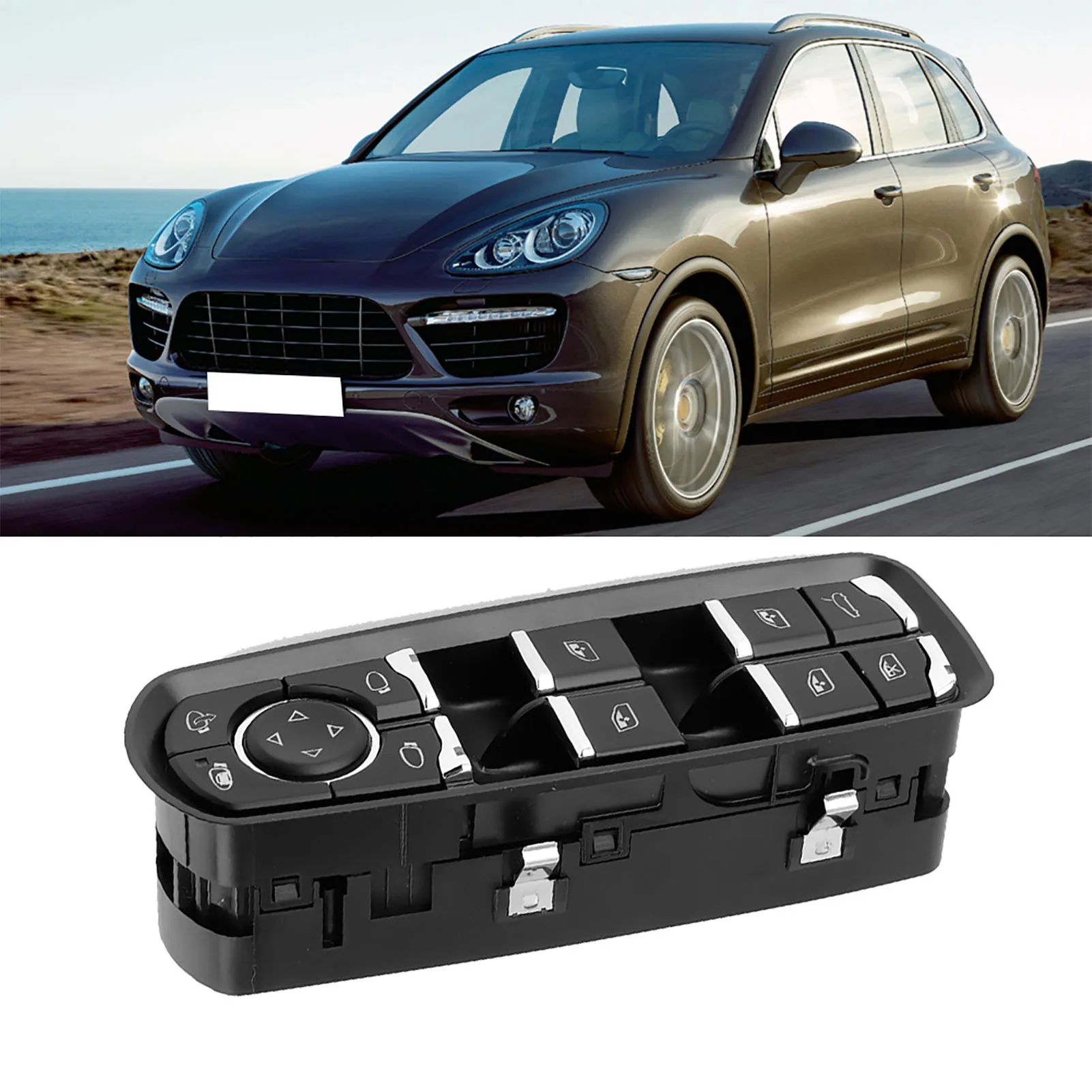 

Car Power Master Window Switch For Porsche Cayenne/Panamera 2011-2016 7PP-959-858-M-DML 7PP-959-858-Q-DML 958-613-156-20-DML