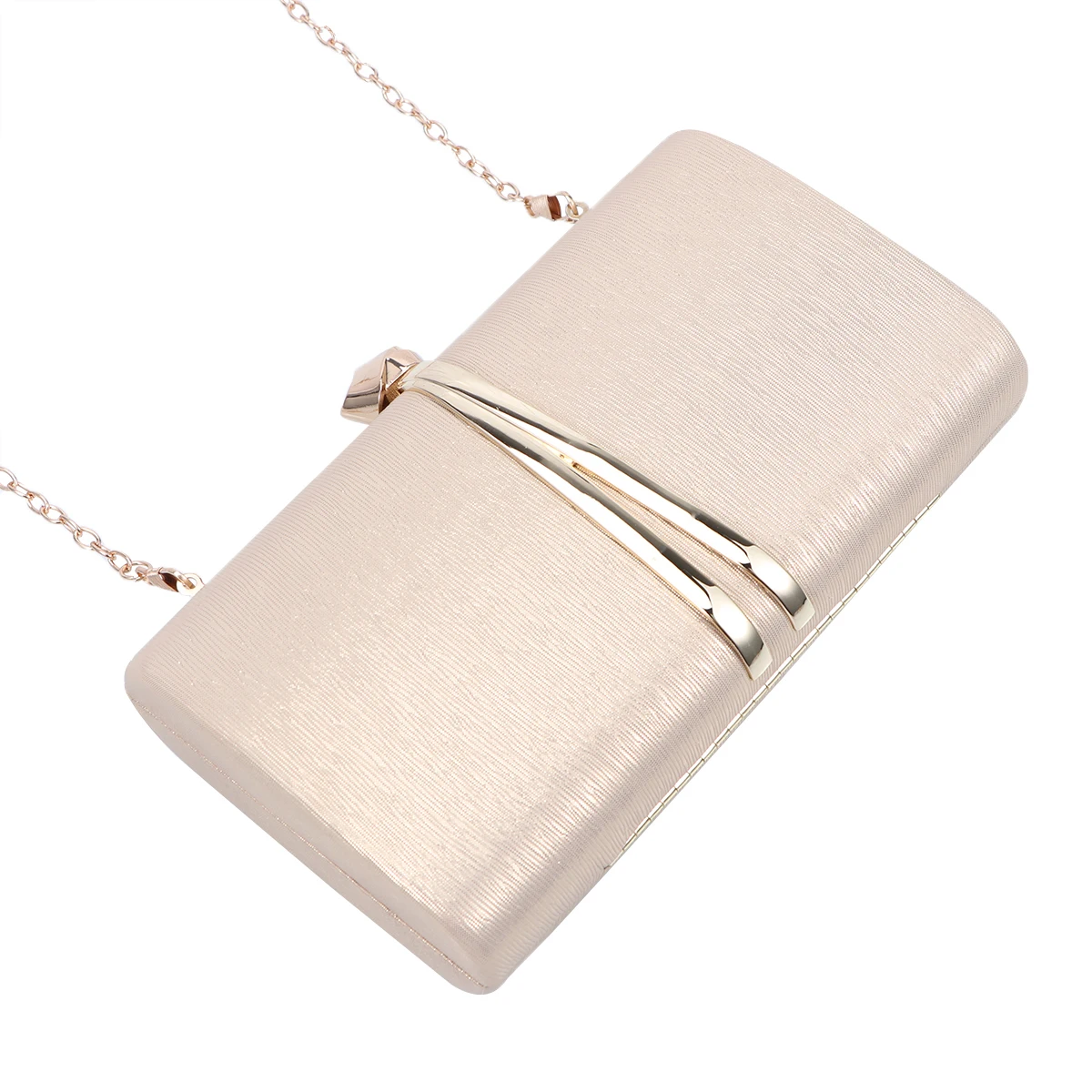 

Evening Clutch Handbag Women Banquet Bag Dinner Party Purse Ladies Fashion Tote Premium PU Medium Capacity Chain
