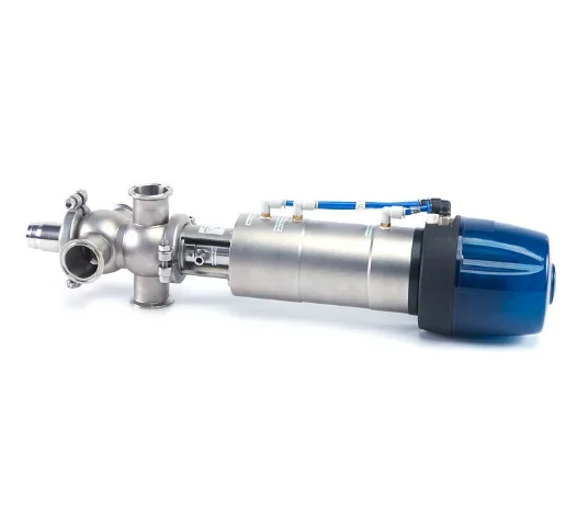 Food Grade 2 inch double seat valve Sanitary Pneumatic mixproof valve with Intelligent