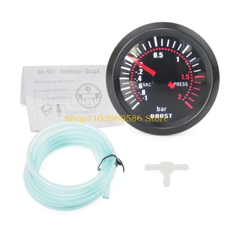 

242A Digital Meter Car Motorcycle Voltmeter Tester for Car Auto Motorcycle 2" 52MM for Boats Truck